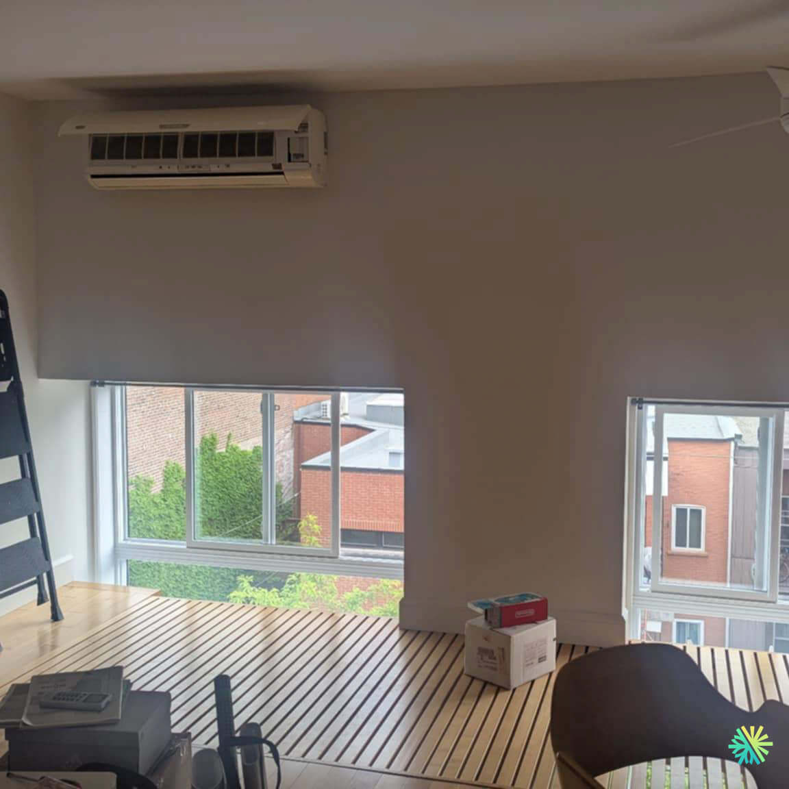 Réparation d’un climatiseur mural Sharp à Rosemont–La Petite-Patrie