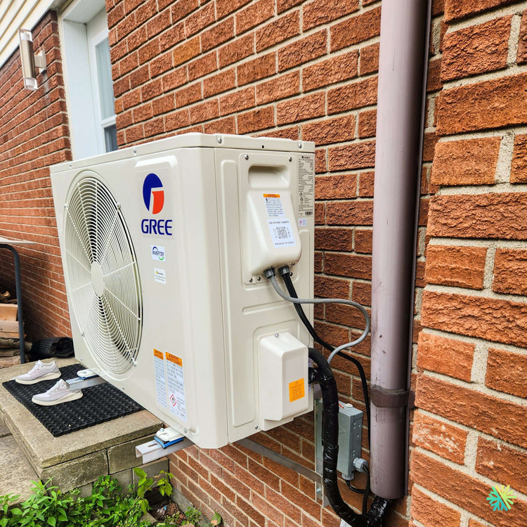 Installation d’une thermopompe DoubleZone GREE FREE MATCH R32 2 zones à Duvernay, Laval