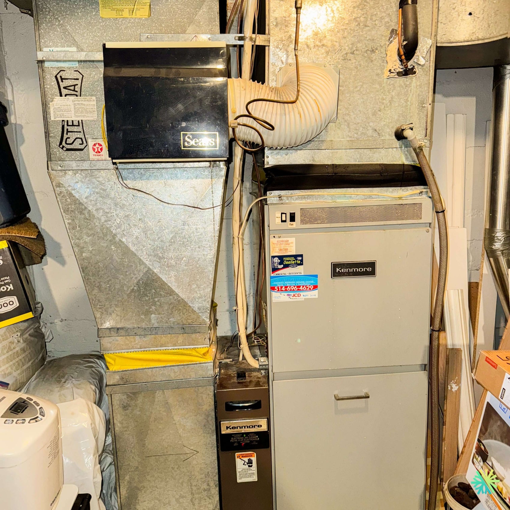 Réparation d’une fournaise électrique Kenmore à Laval
