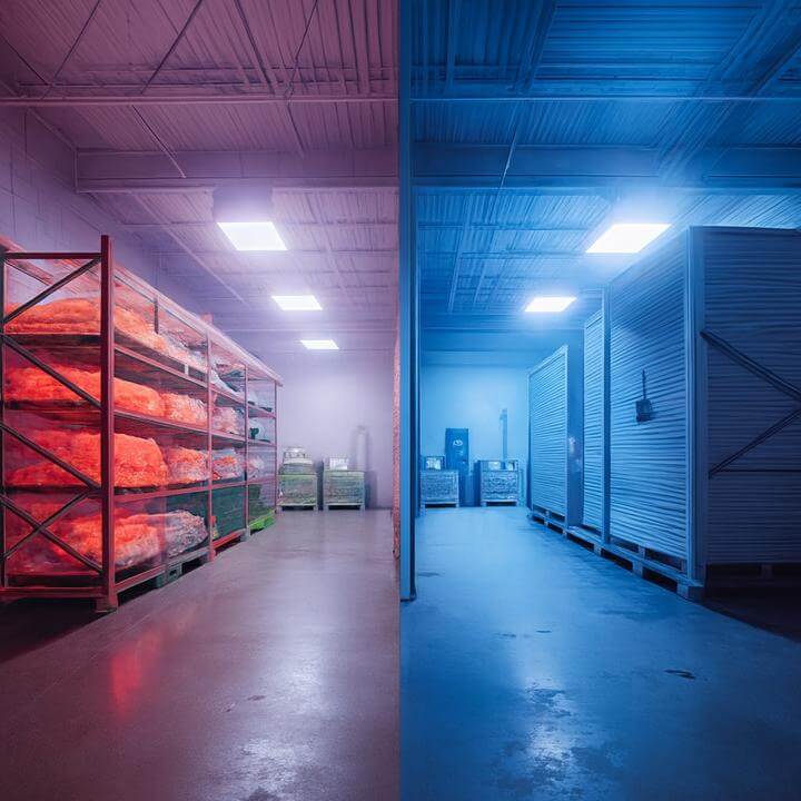 Quelle est la différence entre la réfrigération commerciale et industrielle? AirGreen explore les nuances dans un cadre hivernal et moderne.