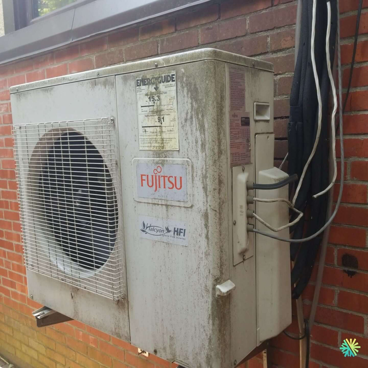 Nettoyage d’une thermopompe murale Fujitsu à Sainte-Dorothée