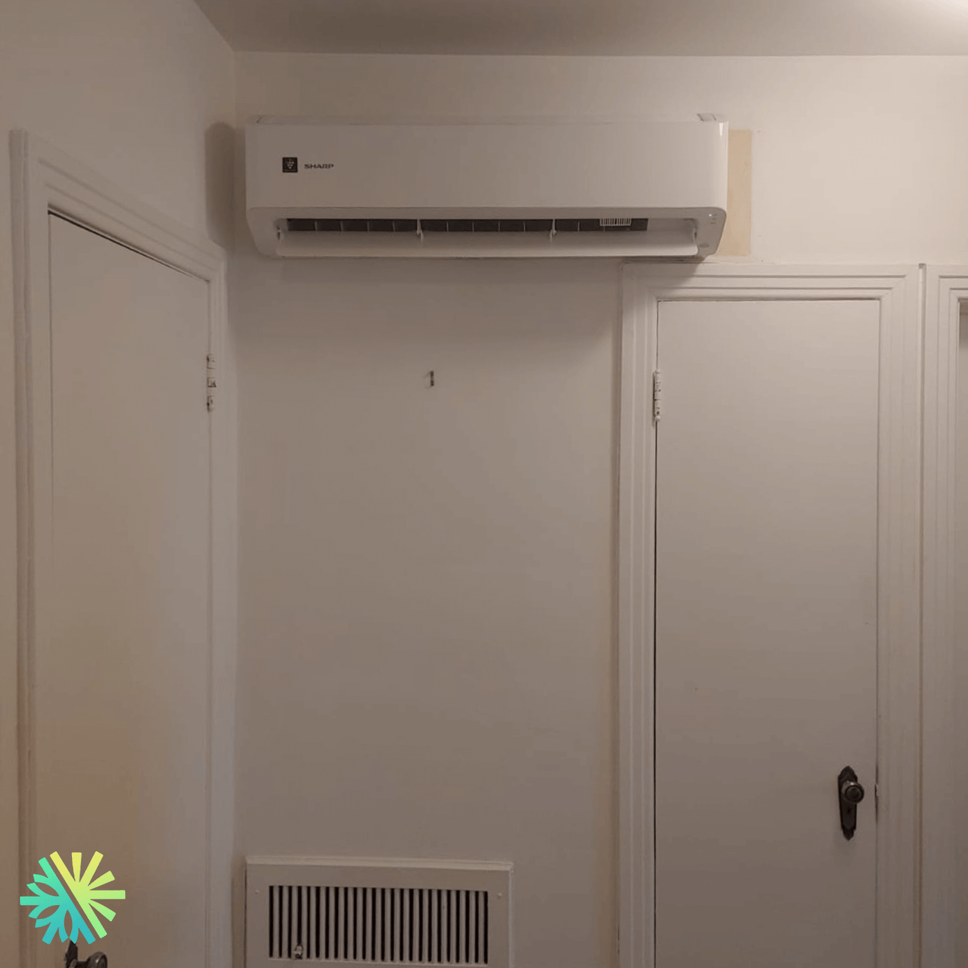 Installation d’une thermopompe murale Sharp ZU1 à Deux-Montagnes