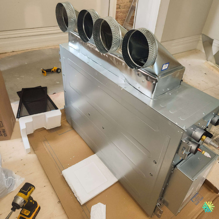 Installation d’une thermopompe gainable GREE All Match Slim Duct R32 à Côte Saint-Luc, Montréal