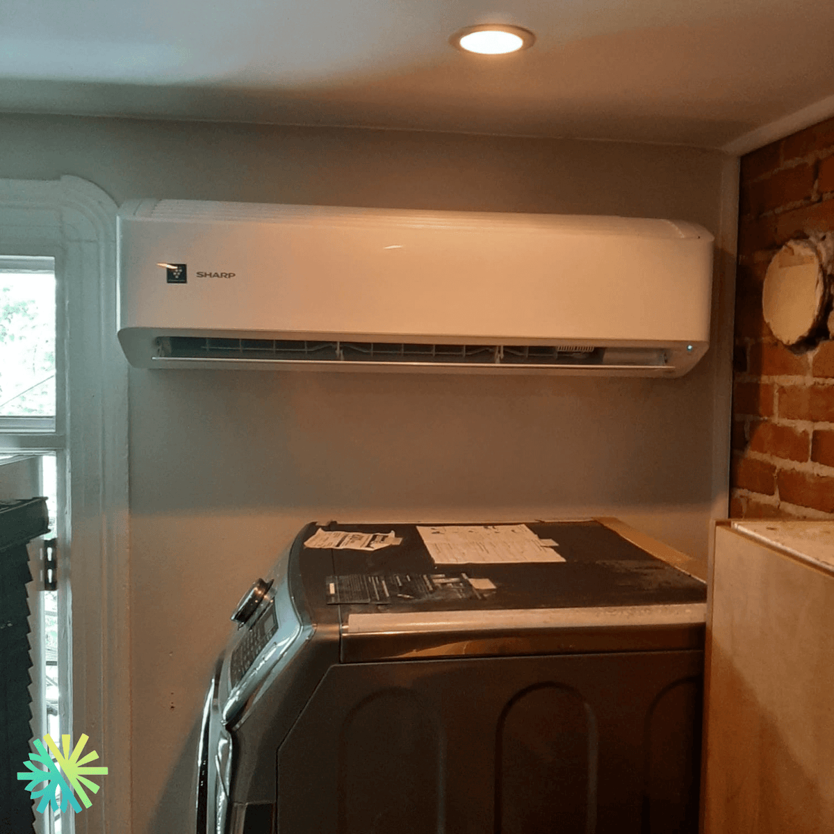 Installation of a Sharp ZU1 Wall-Mounted Heat Pump in Candiac, South Shore
