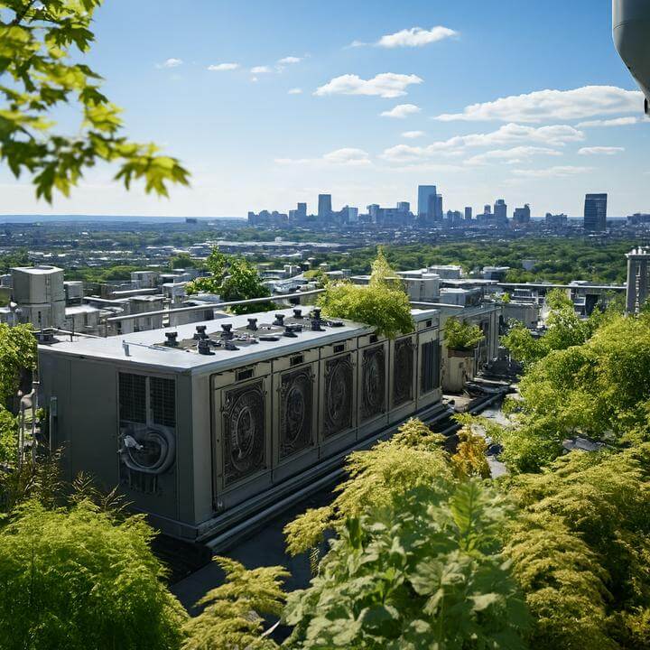 Système de chauffage commercial écologique sur toit, Montréal, AirGreen, Existe-t-il des services de chauffage commercial écologiques?