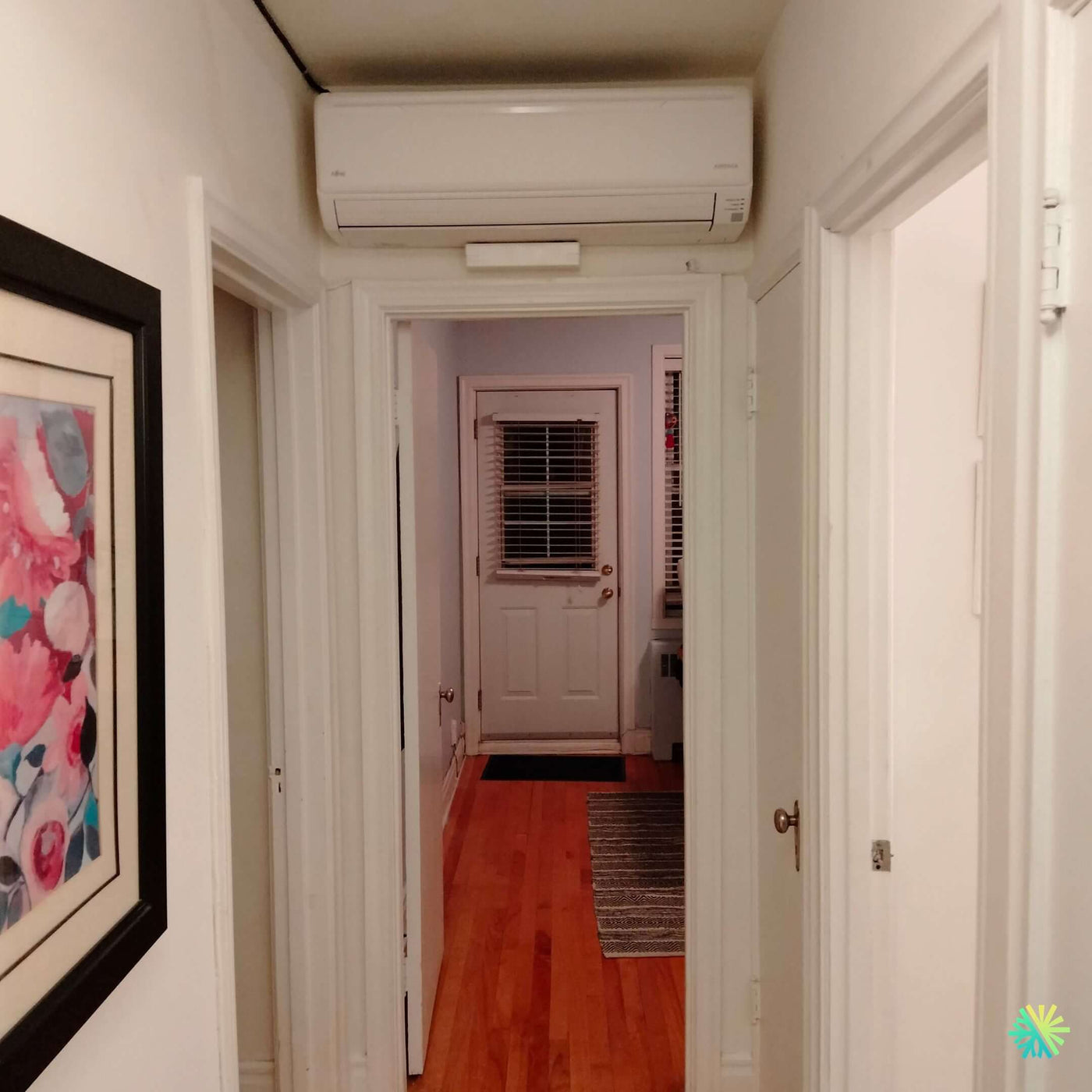 Installation d’une thermopompe murale Fujitsu dans un appartement de Villeray, Montréal