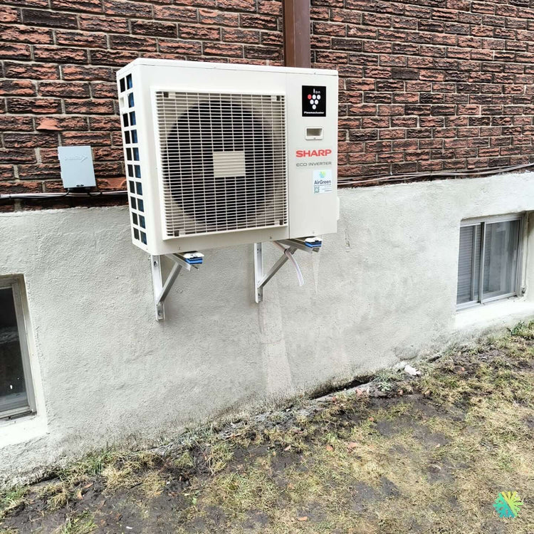 Installation d’une Sharp Eco Inverter thermopompe murale à Villeray–Saint-Michel–Parc-Extension