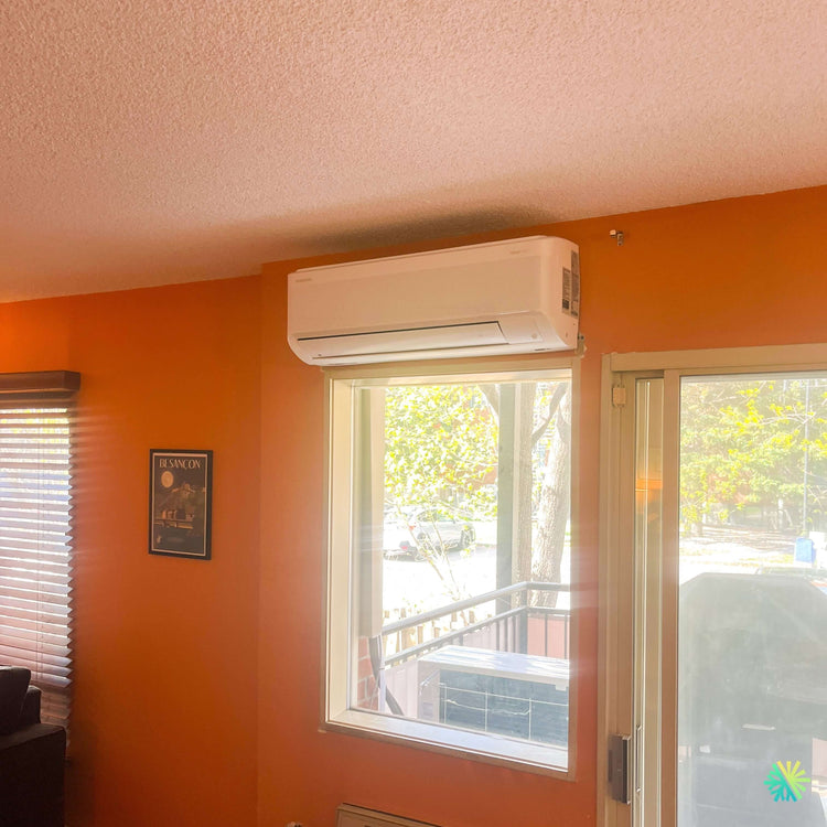 Installation d’une thermopompe murale Samsung WindFree™ MaxHeat 12 000 BTU à L’Île-Bizard–Sainte-Geneviève, Montréal