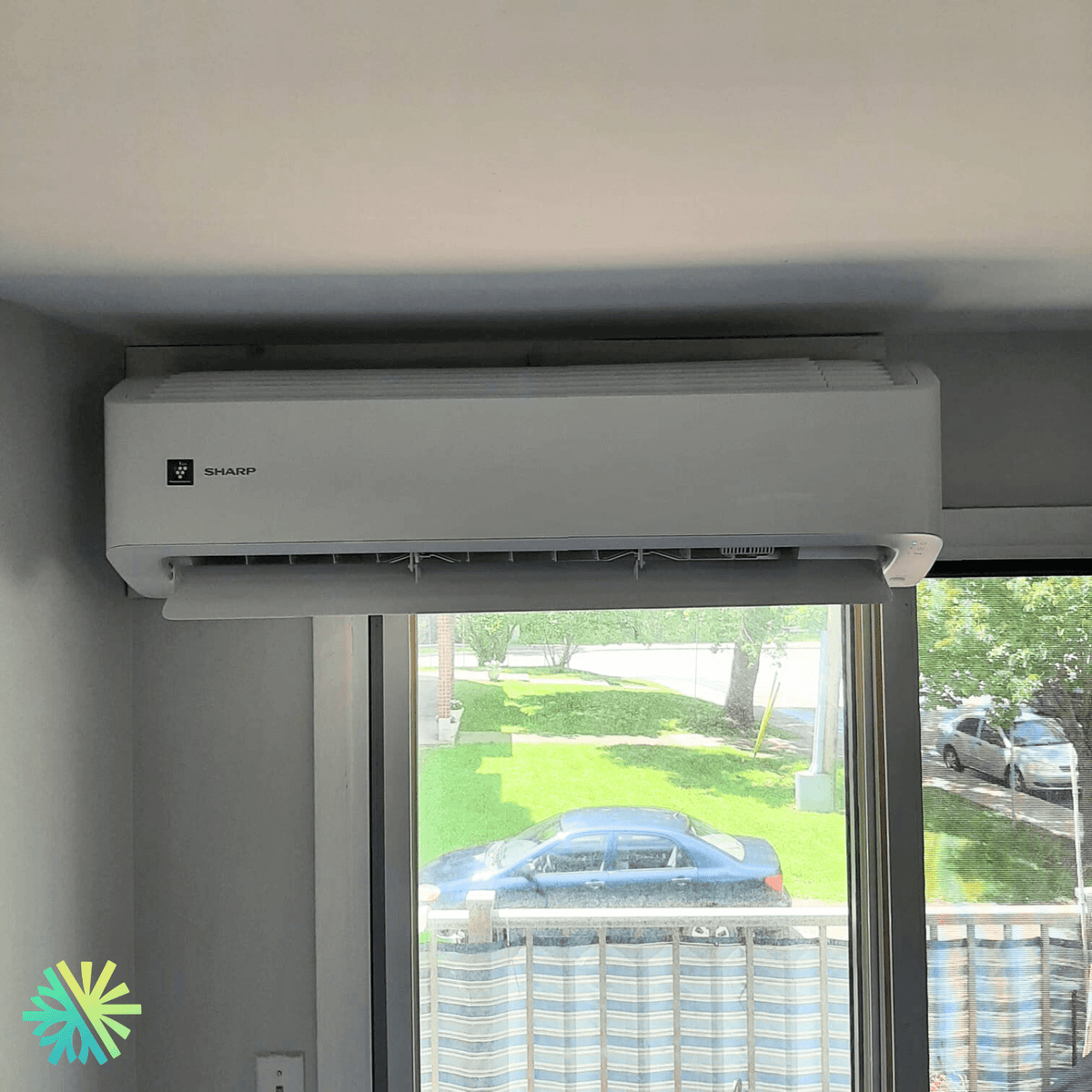 Installation of a Sharp ZU1 Mini Split Heat Pump in Delson, South Shore