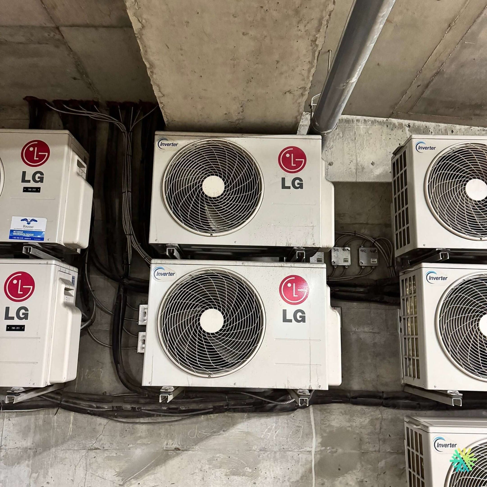 Réparation d’un système VRF LG à Côte-des-Neiges