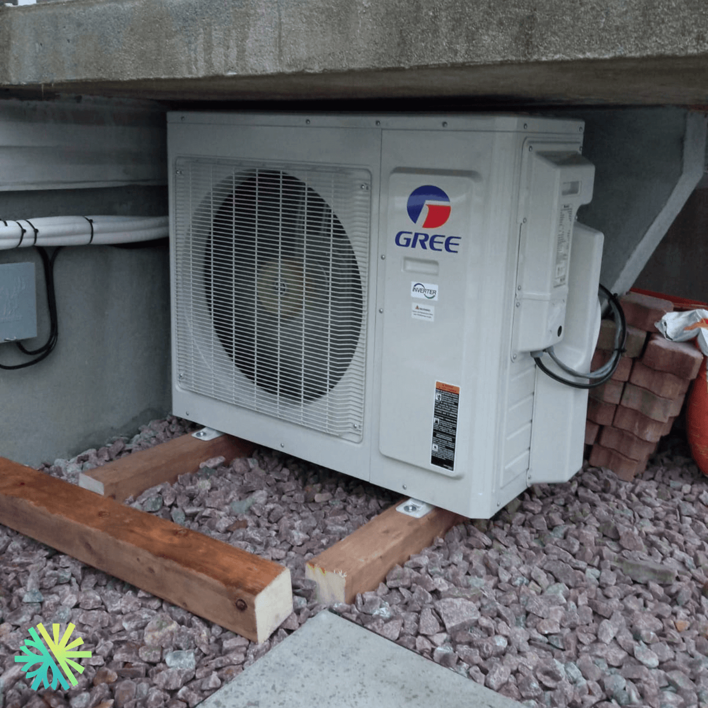 Installation d'une thermopompe double zone Gree Multi GEN2 à Ville-Marie