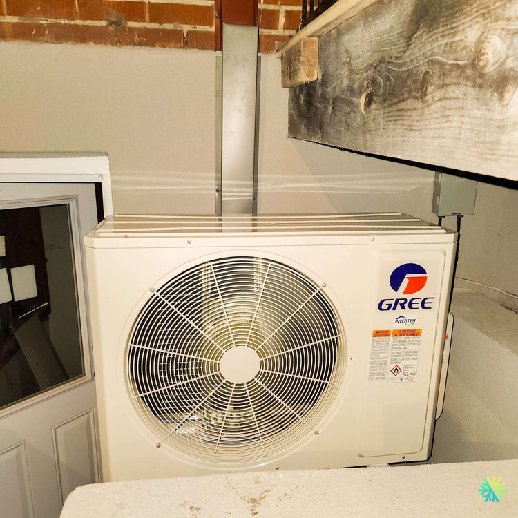 Installation d'une thermopompe murale 2-têtes GREE FreeMatch R32 à Rougemont