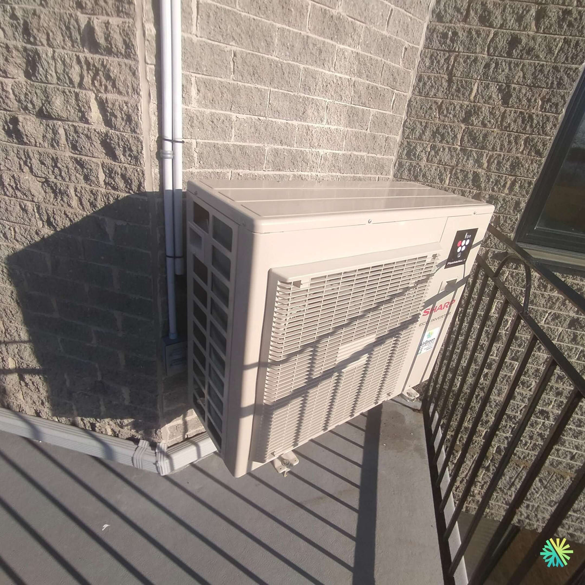 Installation d’une Sharp ZU1 thermopompe murale à Rosemont–La Petite-Patrie