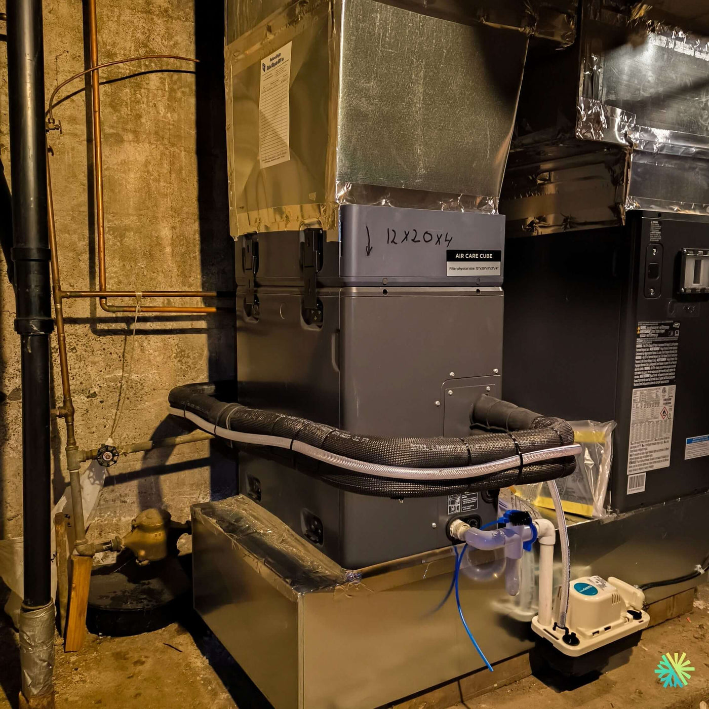 Installation d’une fournaise électrique MIDEA EVOX G3 2.5 tonnes avec système central Air Handler à Dollard-des-Ormeaux