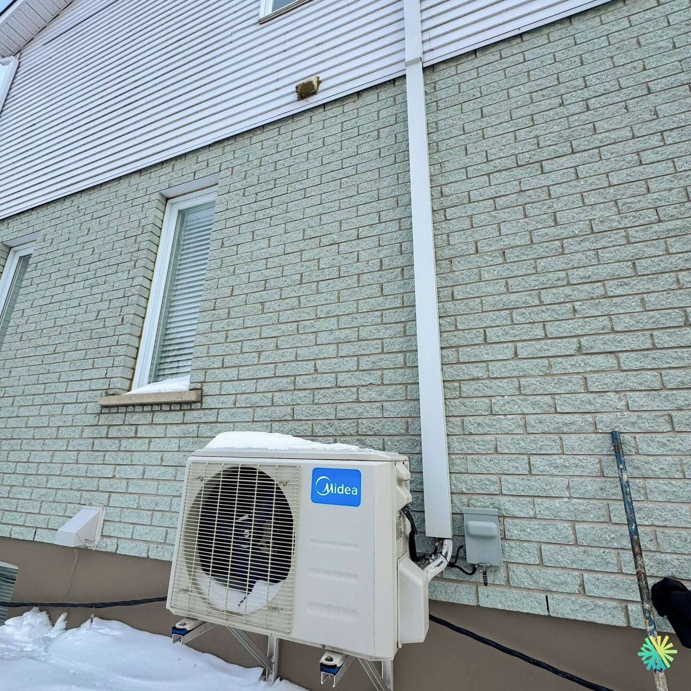 Le jour où une unité extérieure s’est retrouvée sous un banc de neige de 1,2 mètre