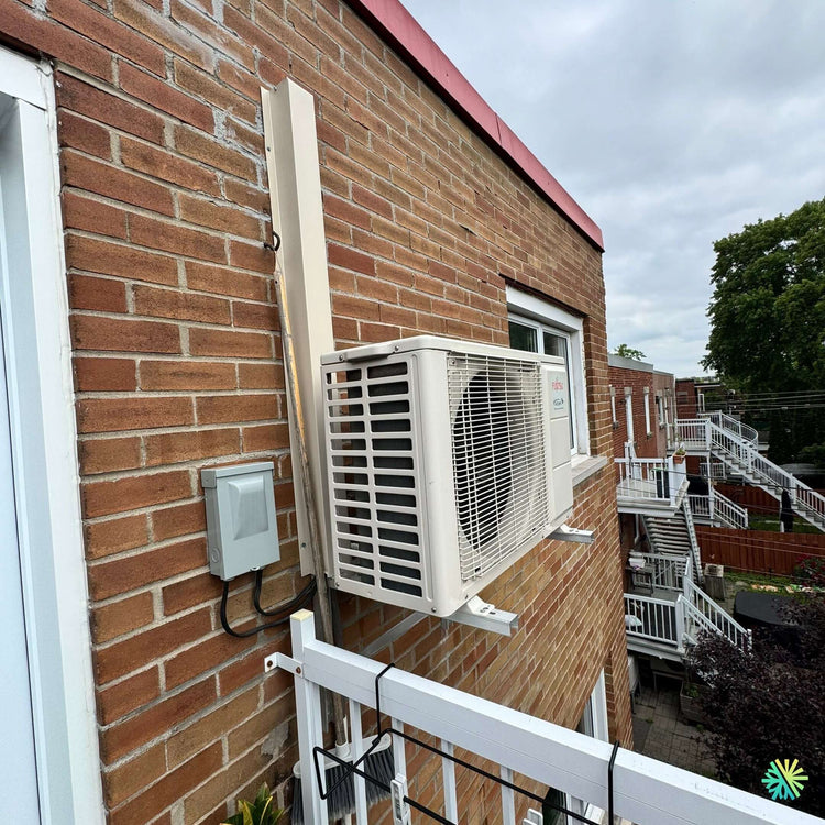 Installation d’une Fujitsu (modèle R-32) thermopompe murale à Villeray–Saint-Michel–Parc-Extension