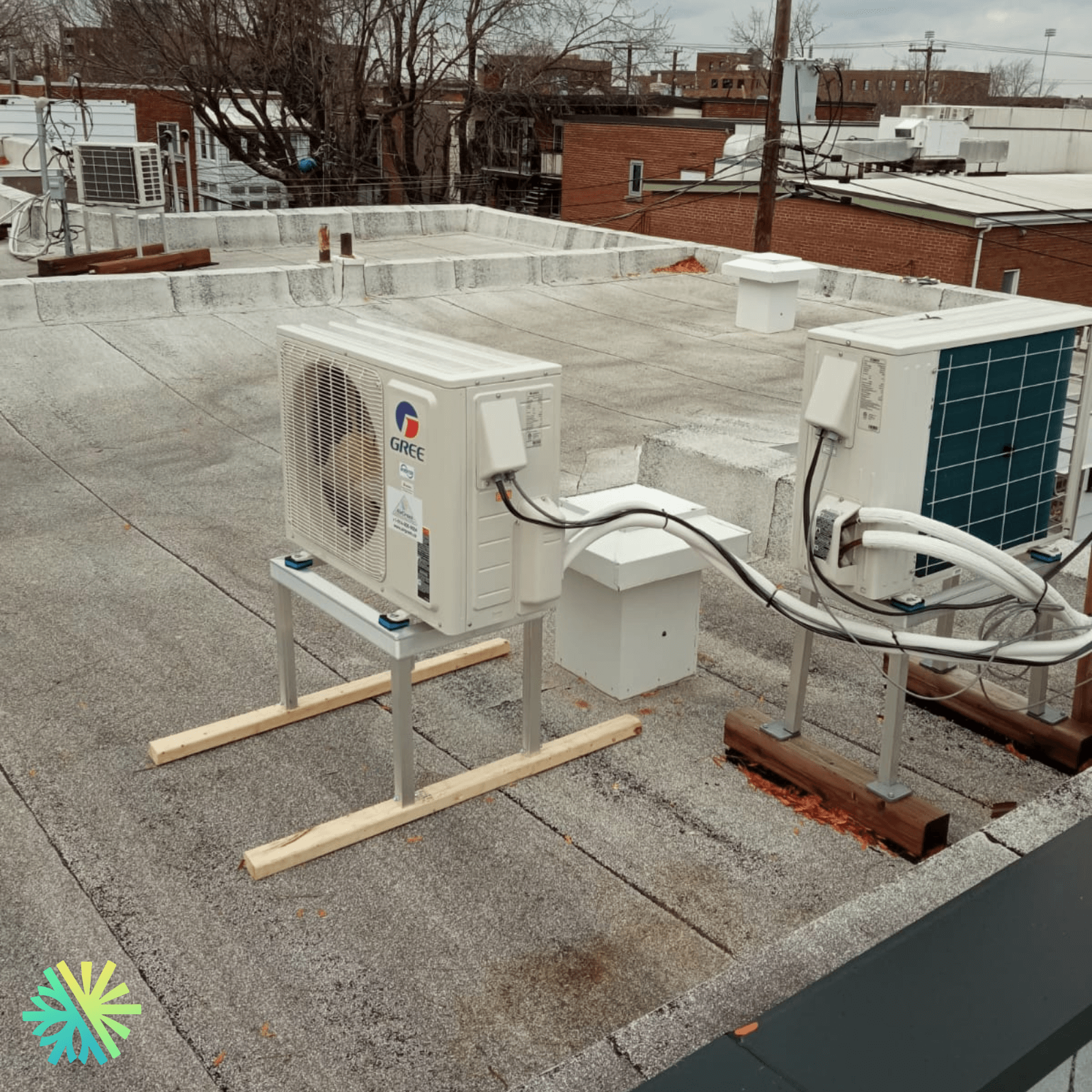 Installation d'une thermopompe double zone Gree Free Match Extreme à Montréal