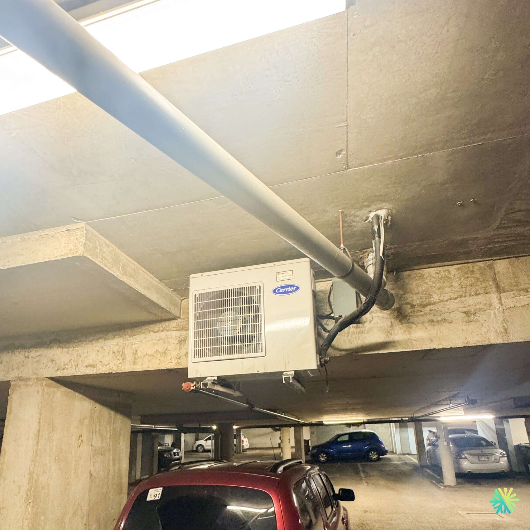 Réparation d’une thermopompe murale Carrier à Saint-Bruno