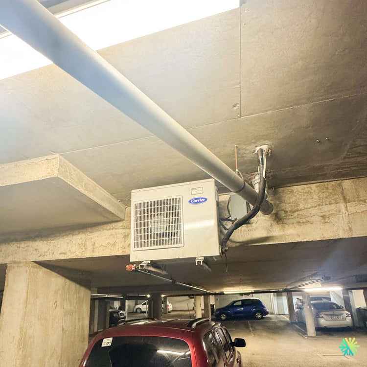 Réparation d’une thermopompe murale Carrier à Saint-Bruno