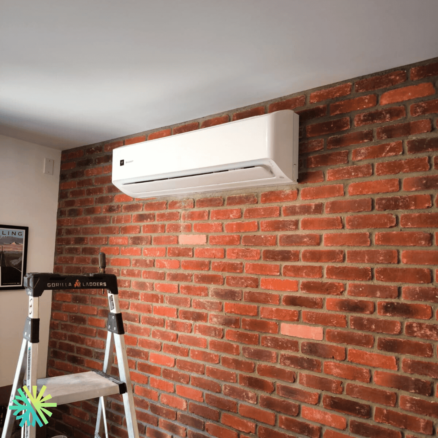 Installation d’une thermopompe murale mini split Sharp ZU1 à Rosemont