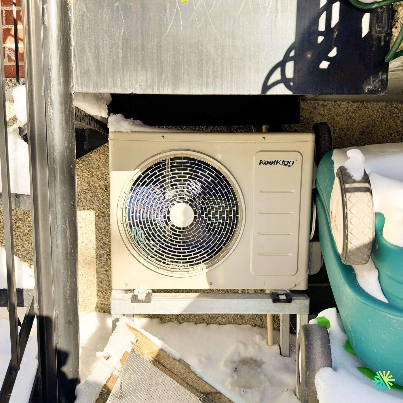 Service d’urgence en plein hiver pour une thermopompe murale Koolking à Lorraine