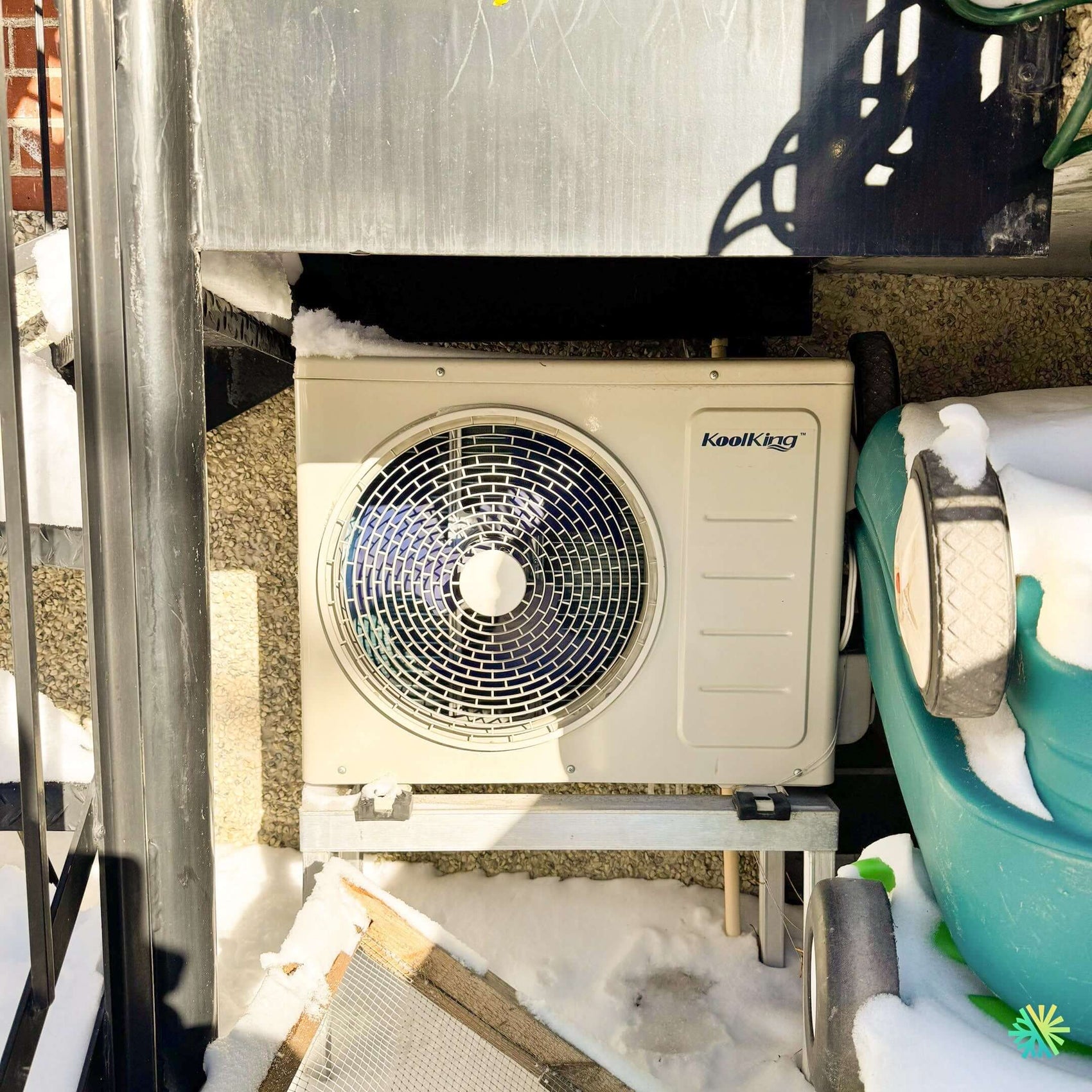 Service d’urgence en plein hiver pour une thermopompe murale Koolking à Lorraine
