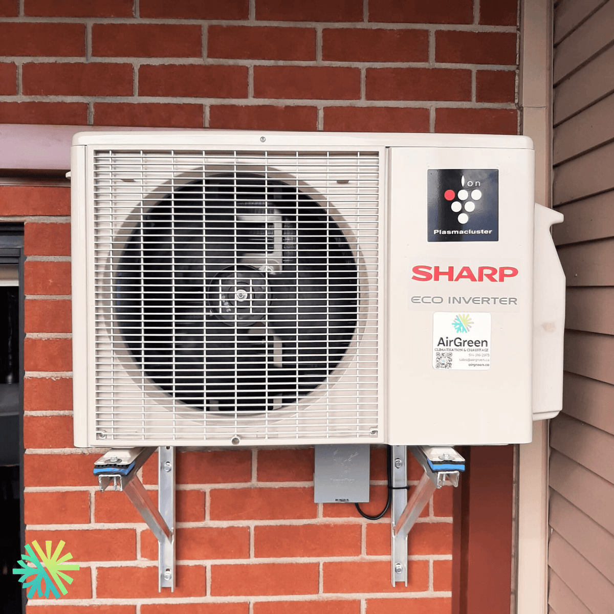 Installation of a Sharp ZU1 Wall-Mounted Heat Pump in Sainte-Thérèse