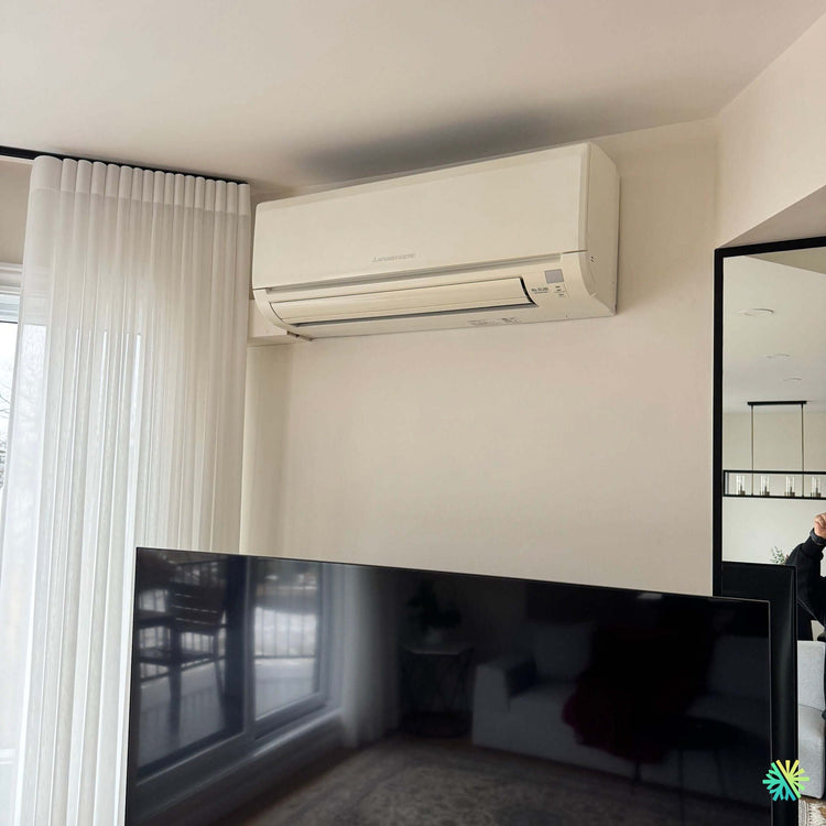 Installation d’une Mitsubishi thermopompe murale à Outremont