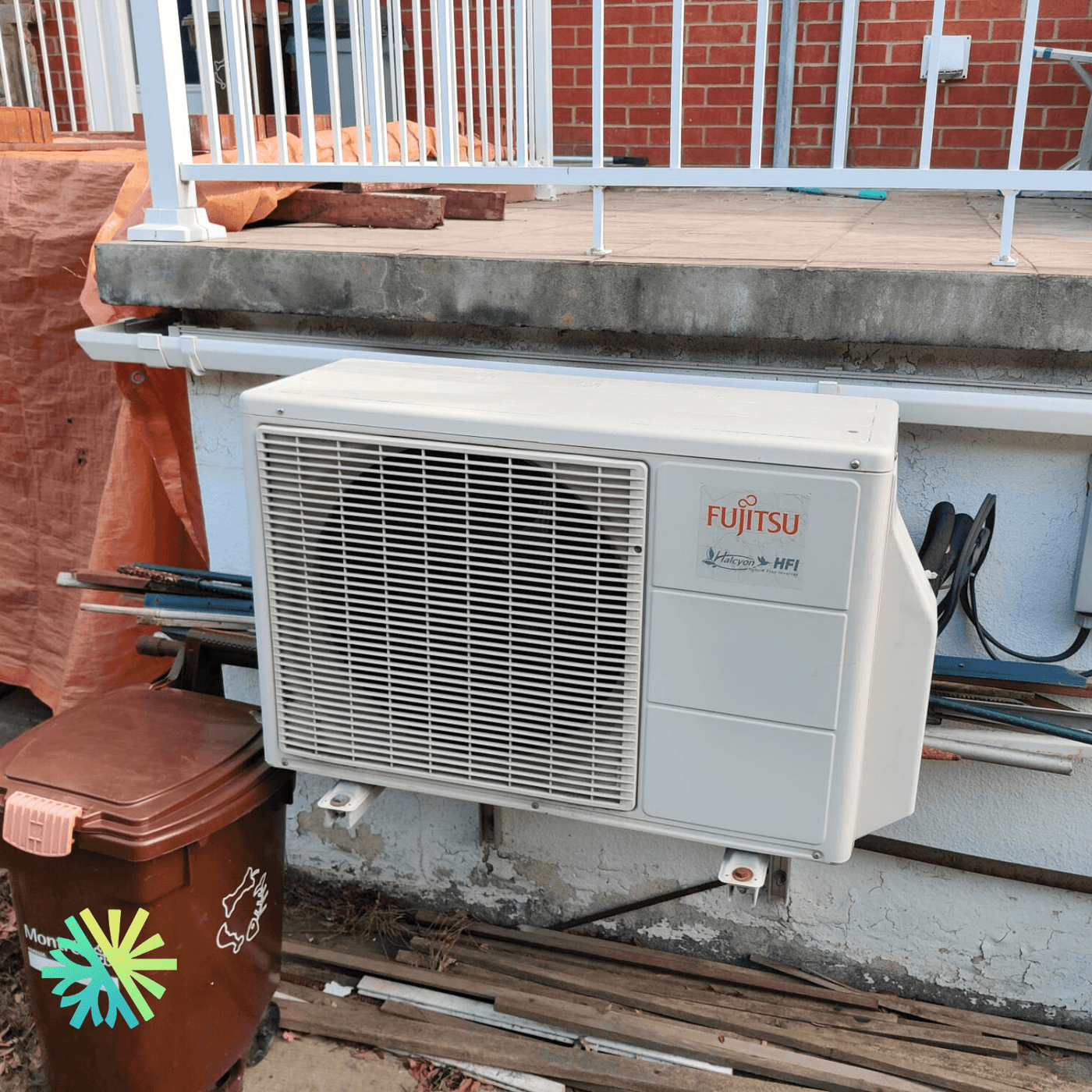 Réparation d’une thermopompe mini split Fujitsu à Chambly