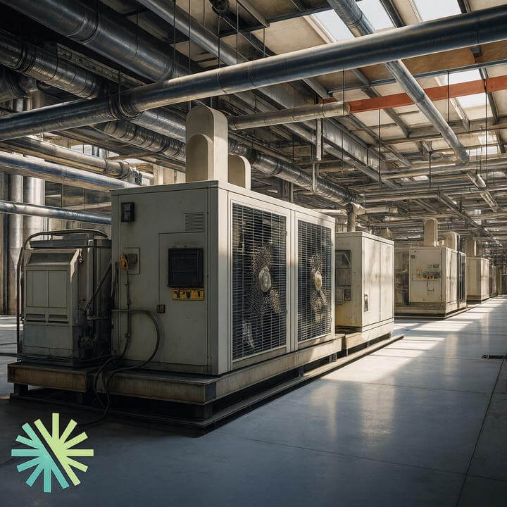 Comment la mise à niveau CVC gère-t-elle le contrôle de l'humidité dans les environnements commerciaux? Image de bureau avec humidité visible.