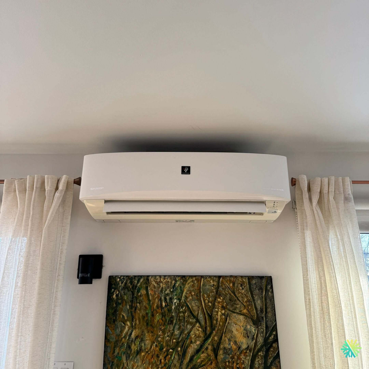 Installation d’une Sharp murale Eco Inverter à Rosemont–La Petite-Patrie