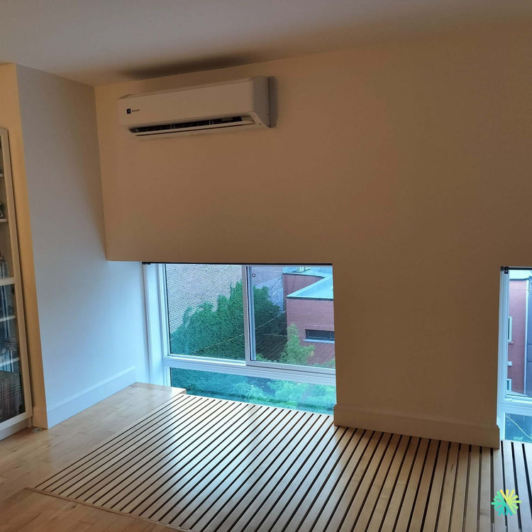 Installation d’une Sharp ZU1 thermopompe murale à Rosemont–La Petite-Patrie (Montréal)