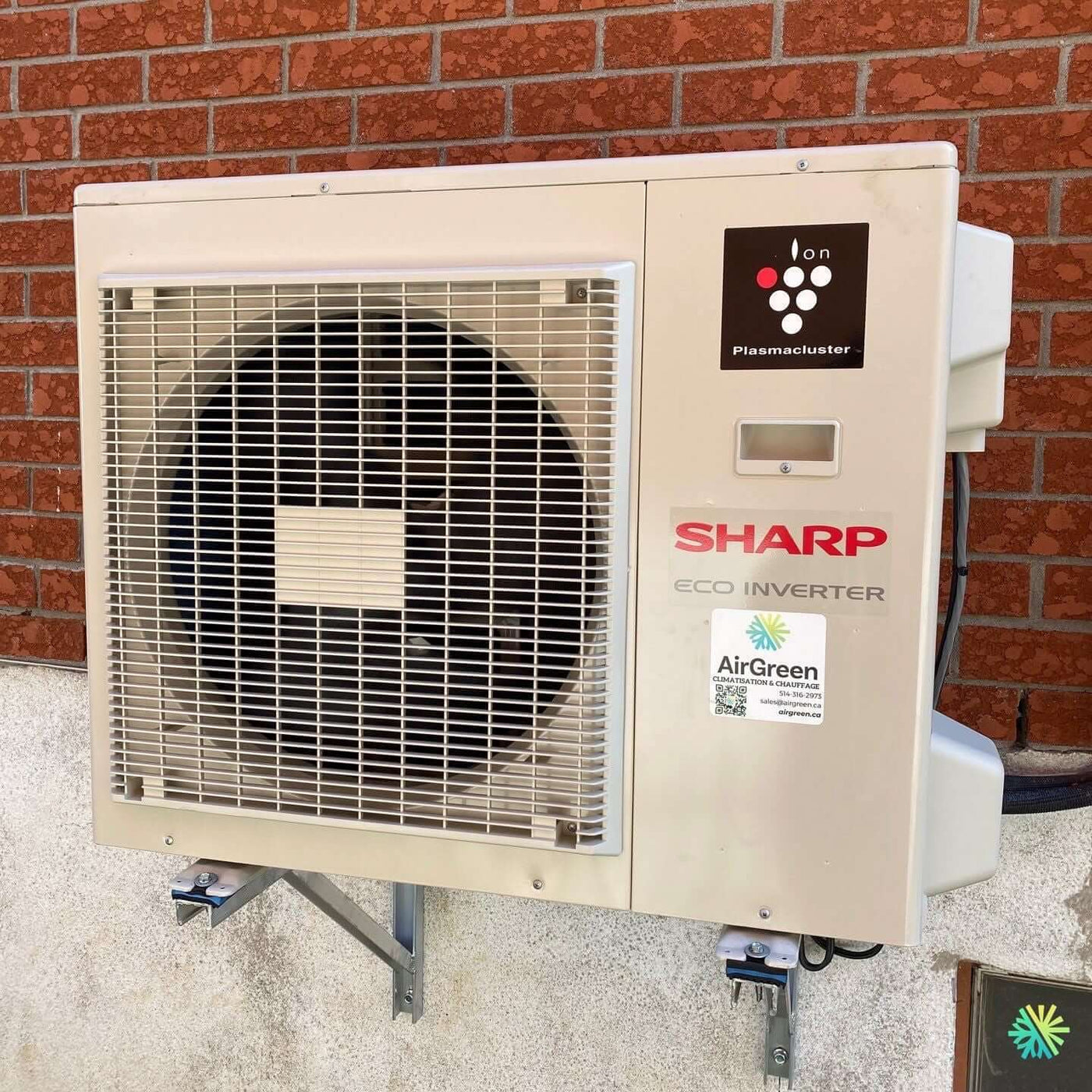 Installation d’une Sharp Eco Inverter thermopompe murale à Villeray–Saint-Michel–Parc-Extension
