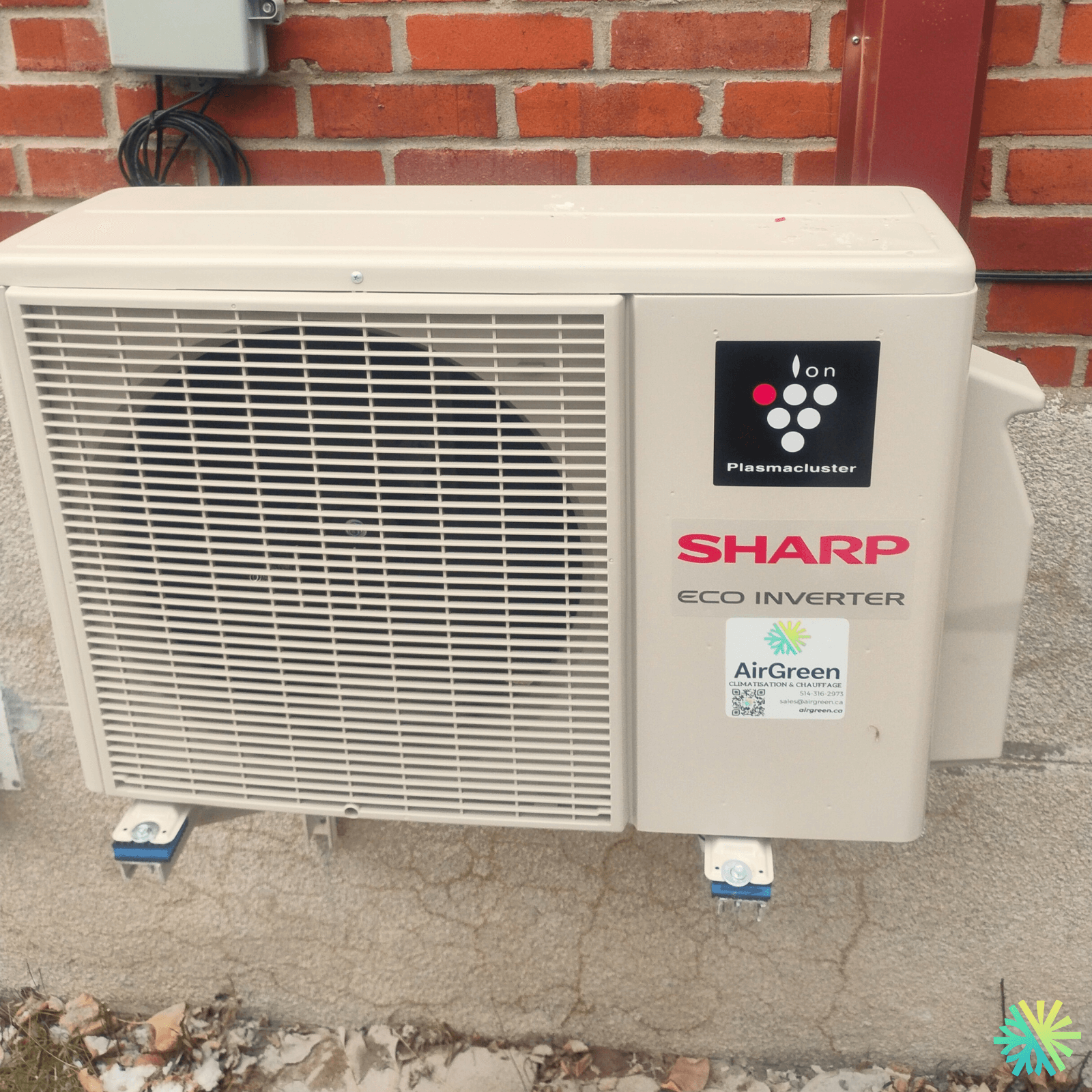 Installation d’une thermopompe murale Sharp ZU1 à Rosemont–La Petite-Patrie (Montréal)