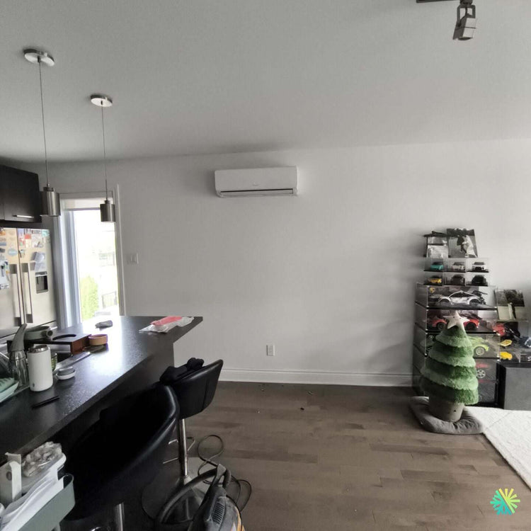 Installation d’une Gree Clivia R32 thermopompe murale à Boucherville