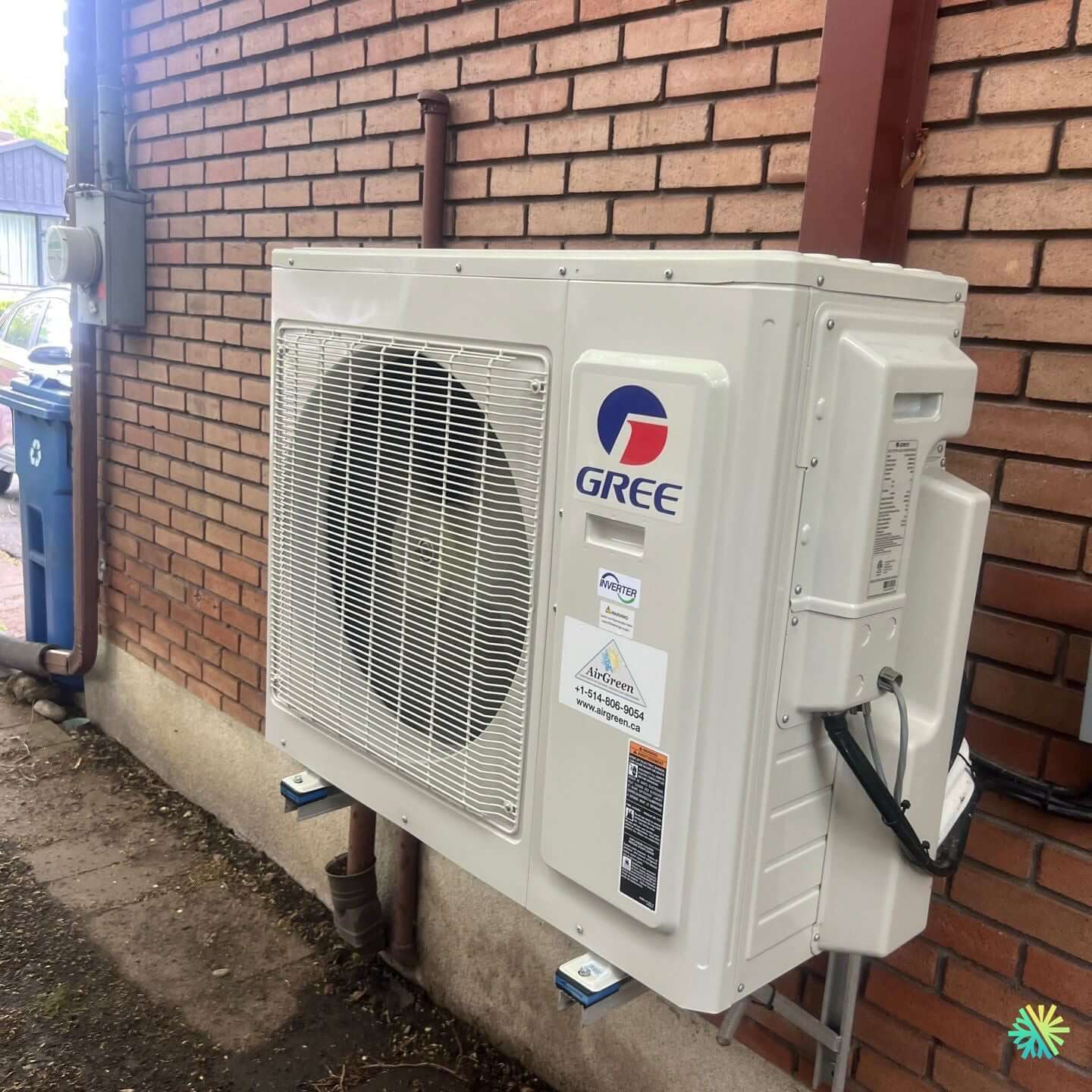 Installation d’une Gree Vireo R32 thermopompe murale à Sainte-Rose (Laval)