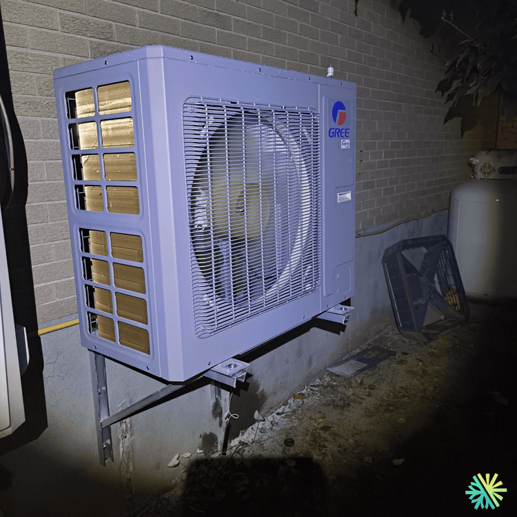 Installation d’une thermopompe centrale Gree à Brossard