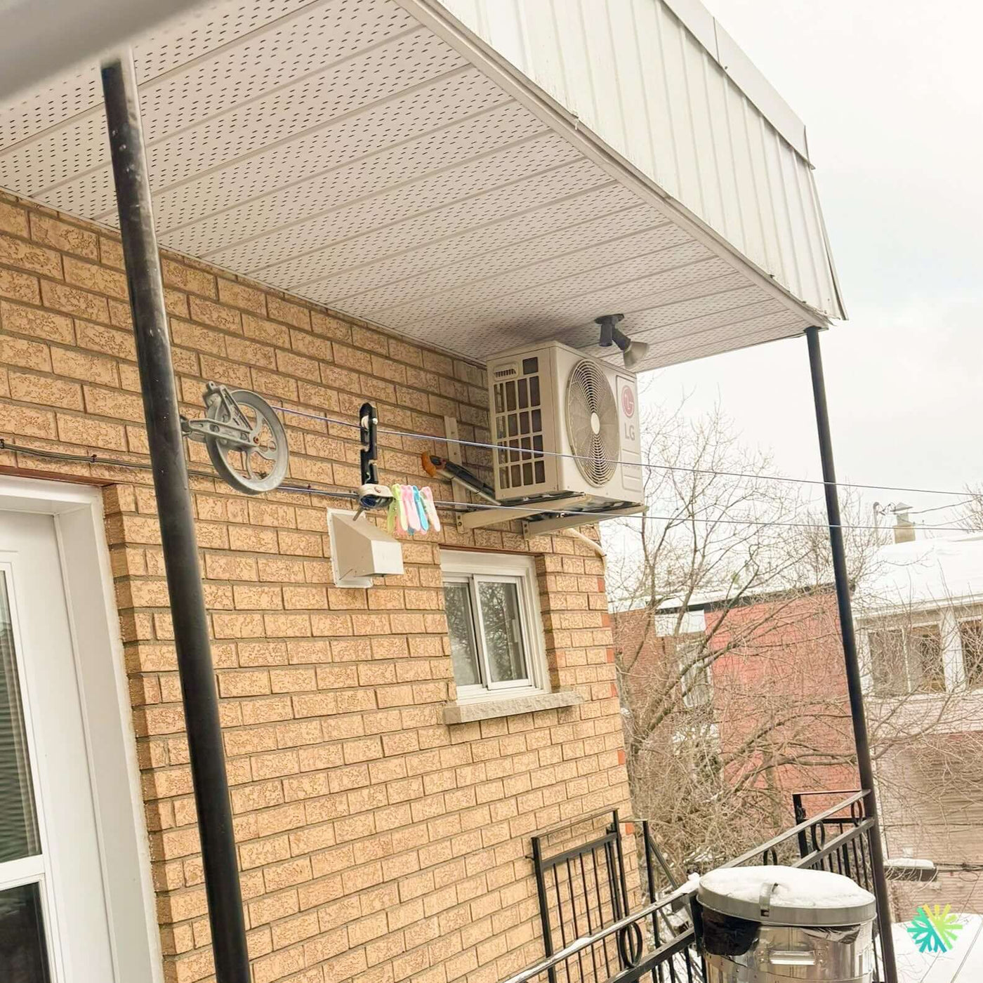 Étude de cas : Comment cette résidence montréalaise a réussi à chauffer toutes ses pièces avec une seule thermopompe multizone LG