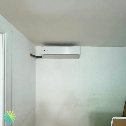 Installation d’une thermopompe murale mini split SHARP ZU1 à Verdun