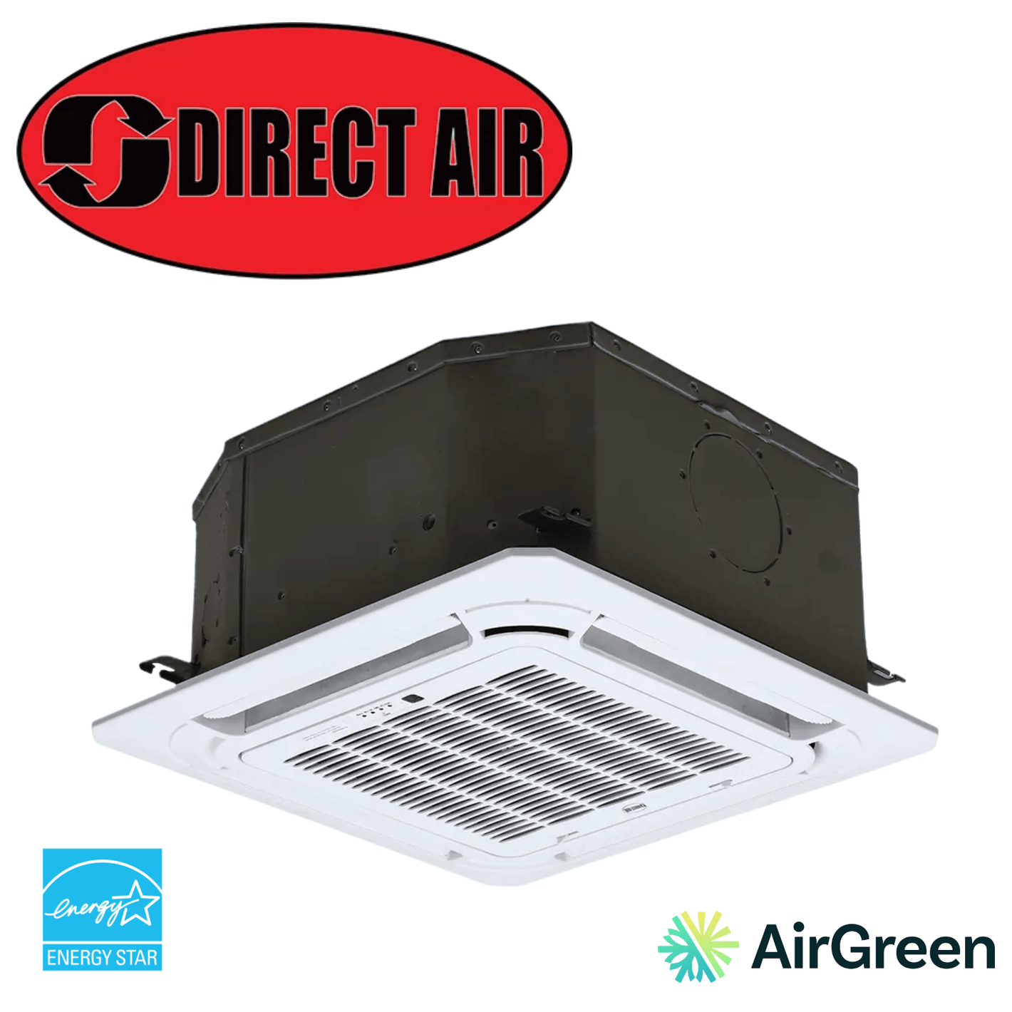 Cassette de Plafond DIRECT AIR | Installation à Montréal, Laval, Longueuil, Rive Sud & Rive Nord