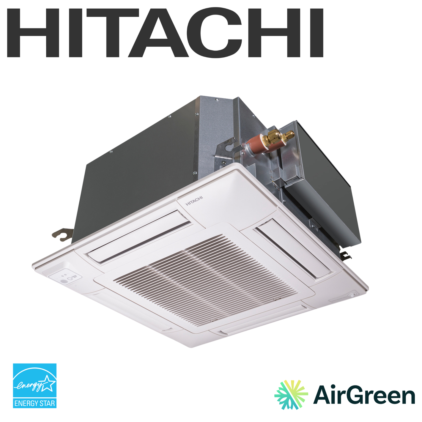 Cassette de Plafond HITACHI | Installation à Montréal, Laval, Longueuil, Rive Sud & Rive Nord