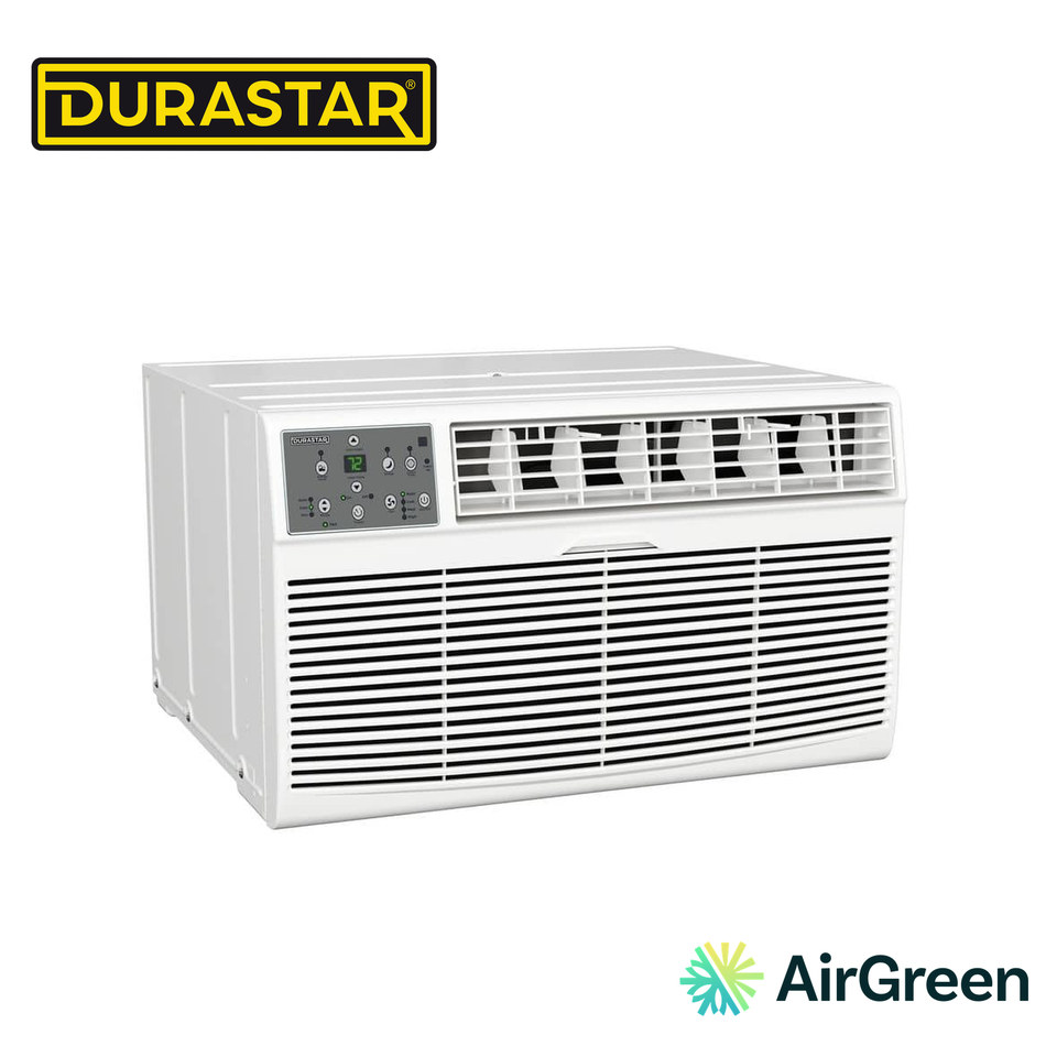 Climatiseur à travers le mur DURASTAR installé par AirGreen à Montréal, Laval, Longueuil, sur la Rive-Sud et la Rive-Nord