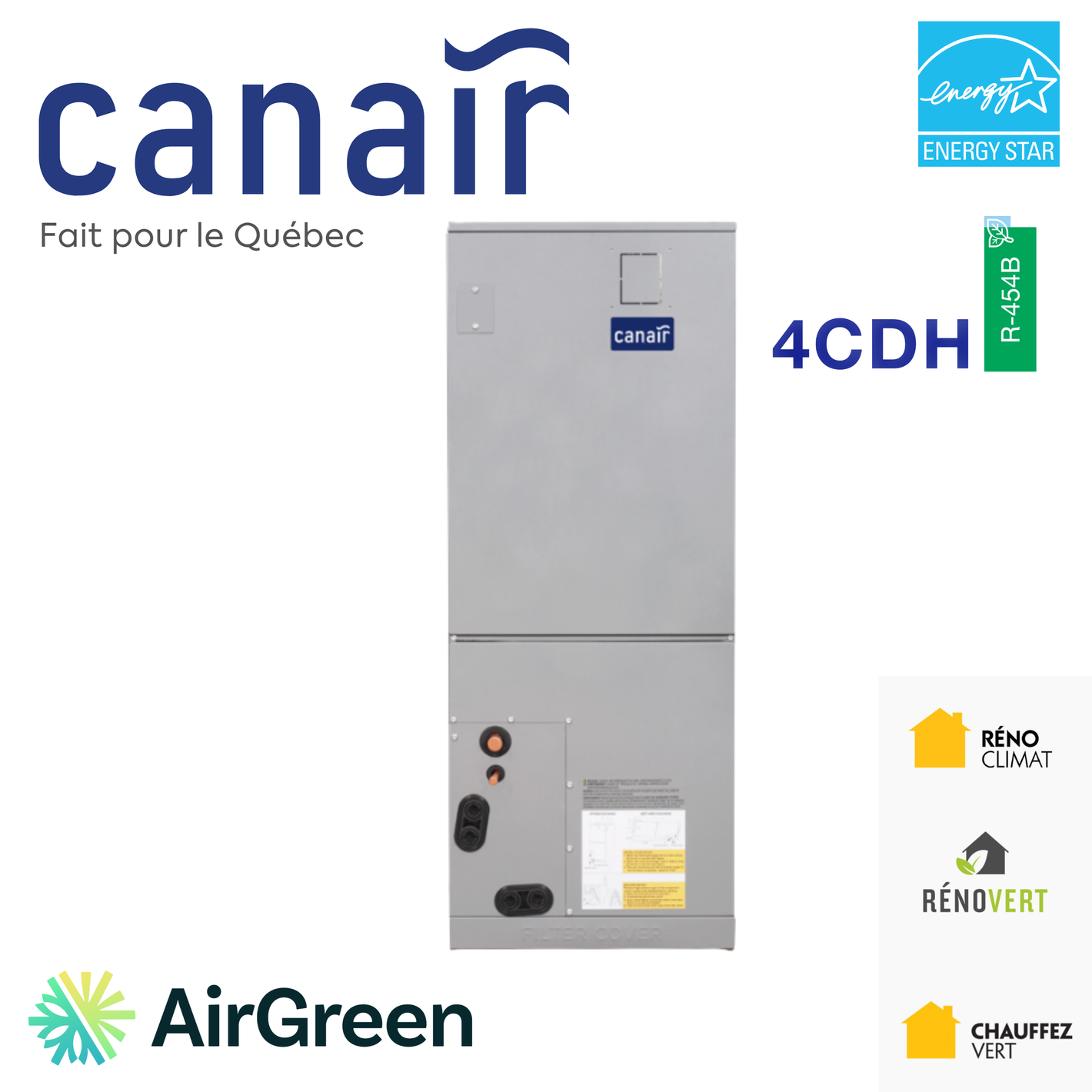 Fournaise Électrique CANAIR | Installation à Montréal, Laval, Longueuil, Rive Sud et Rive Nord