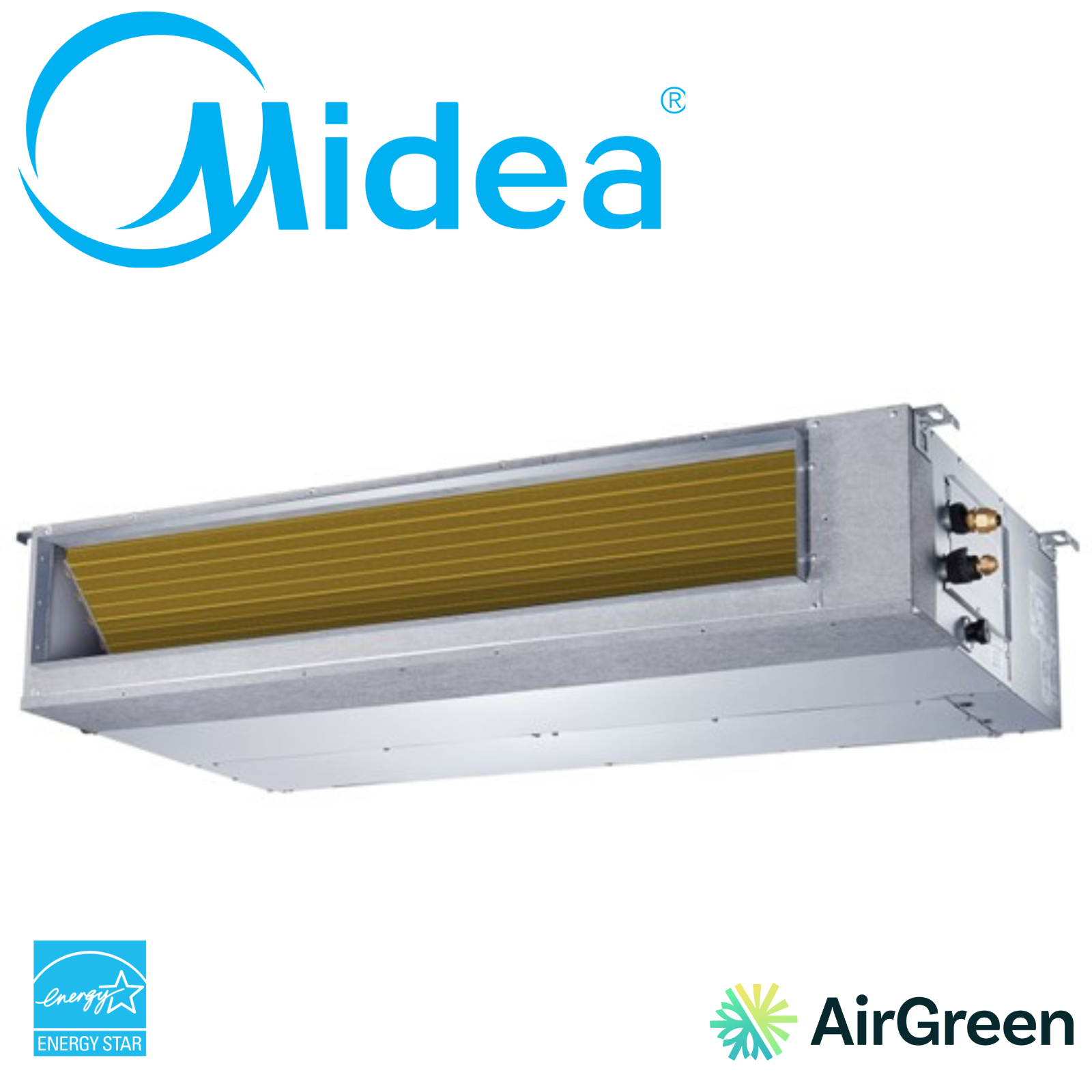 Conduit Gainable MIDEA | Installation à Montréal, Laval, Longueuil, Rive Sud et Rive Nord