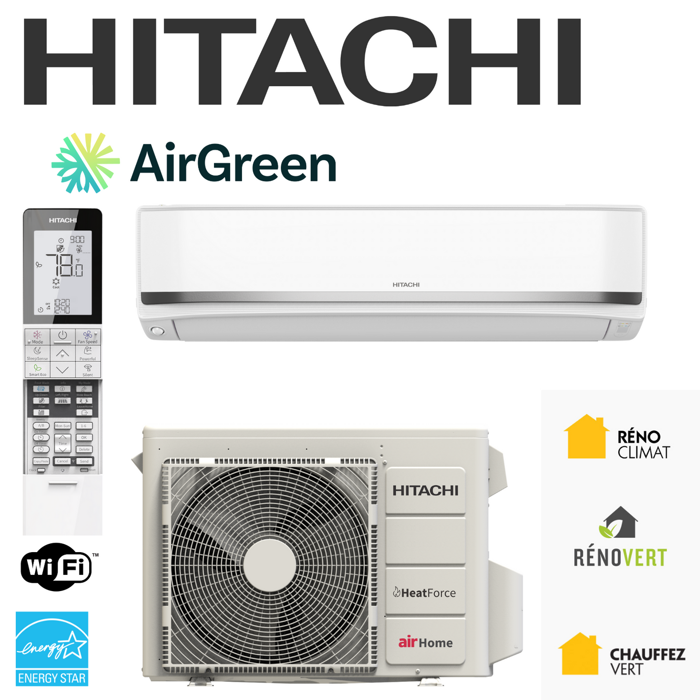 Thermopompe murale HITACHI