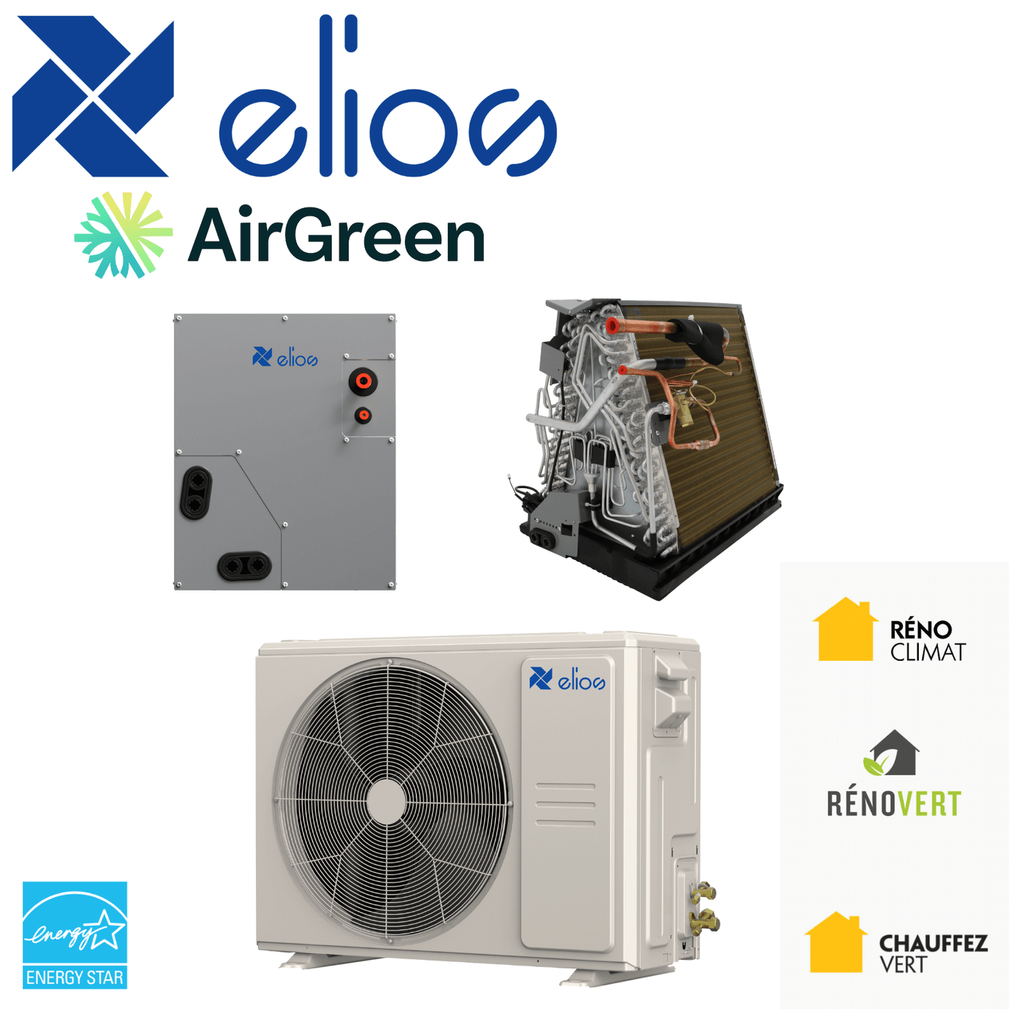 Thermopompe Centrale "ADD-ON" ELIOS | Installation Grand Montréal & Montérégie