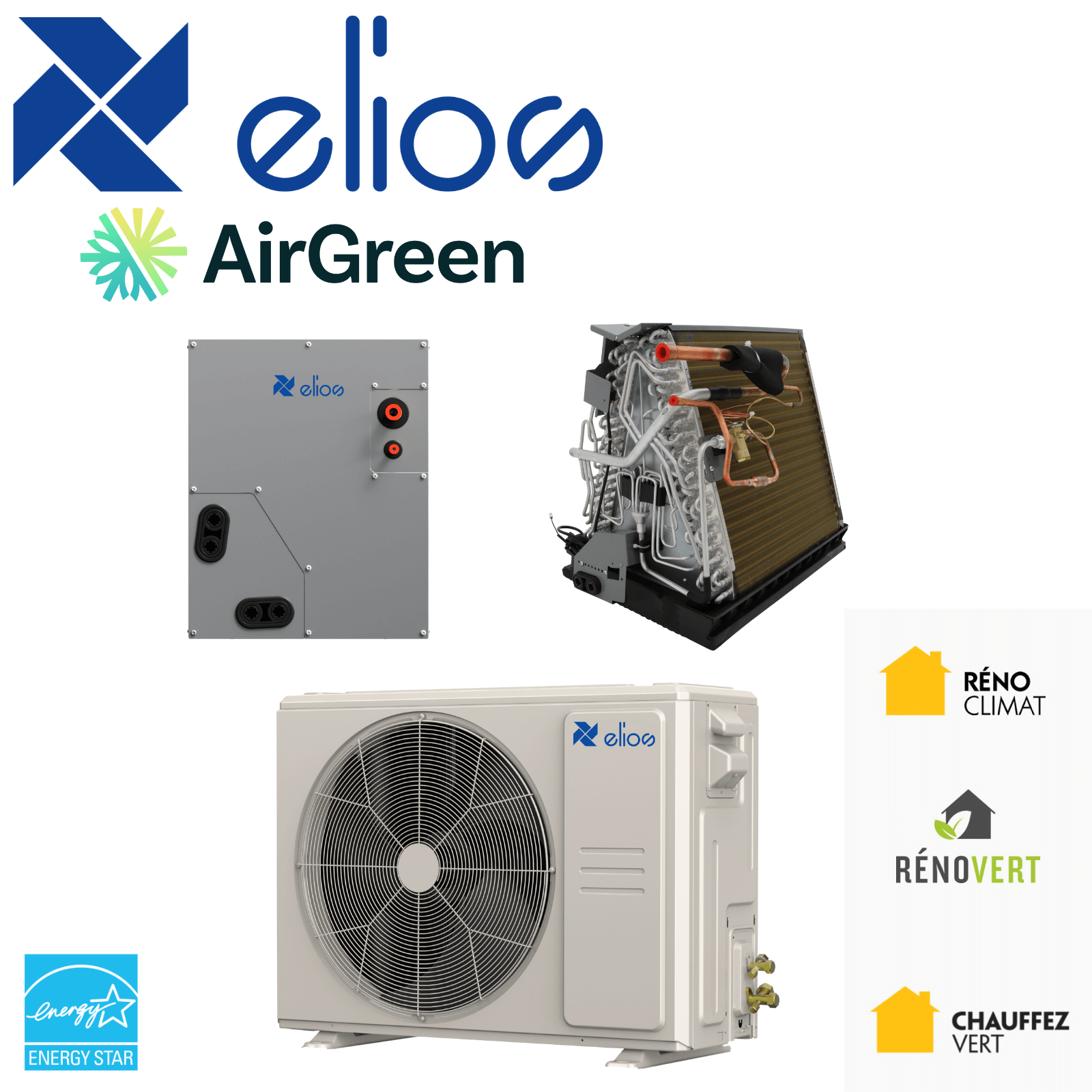 Thermopompe Centrale "ADD-ON" ELIOS | Installation Grand Montréal & Montérégie