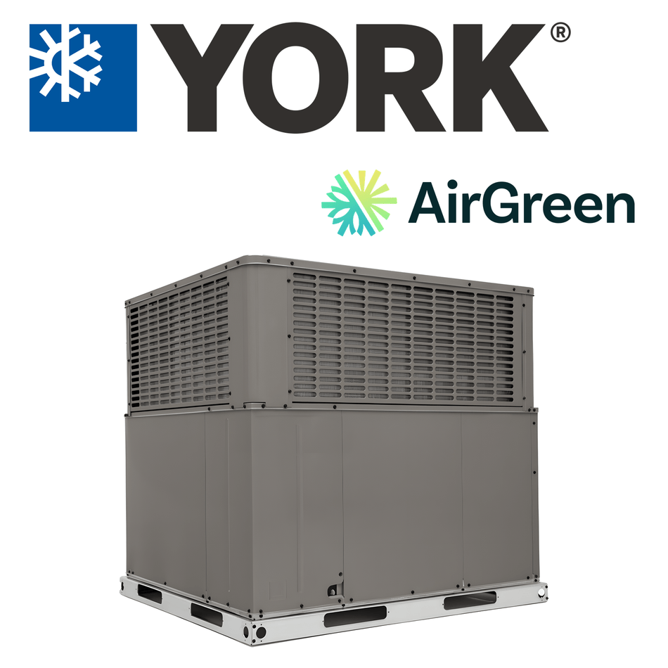 Thermopompe monobloc YORK PH3 installée par AirGreen à Montréal, Laval, Longueuil, sur la Rive-Sud et la Rive-Nord