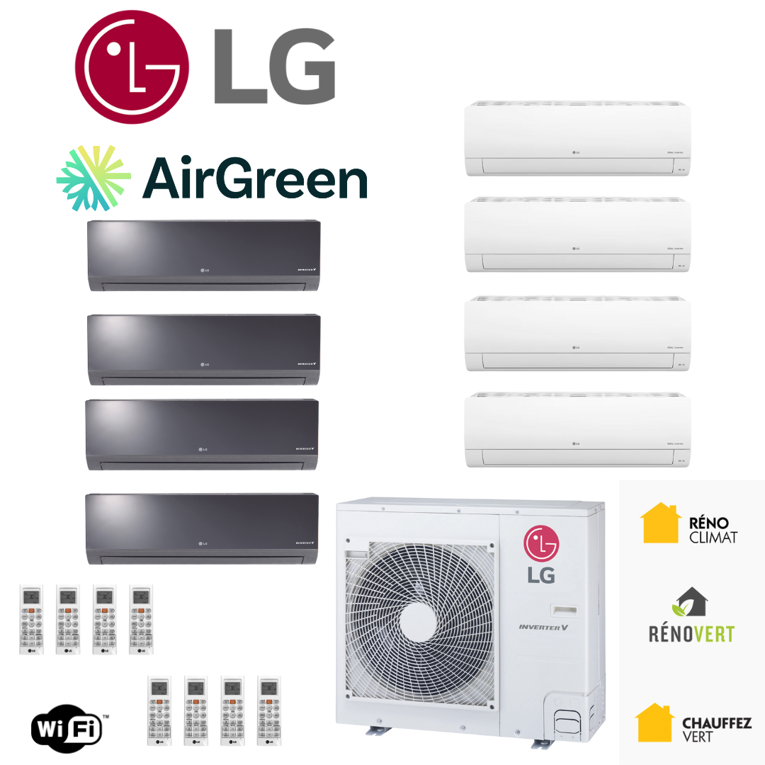 Thermopompe Multi Zone LG | Installation à Montréal, Laval, Longueuil, Rive Sud et Rive Nord