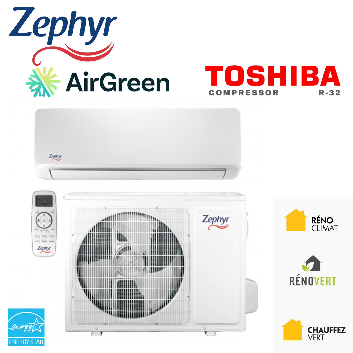Thermopompe Murale Zephyr 23 - R-32
